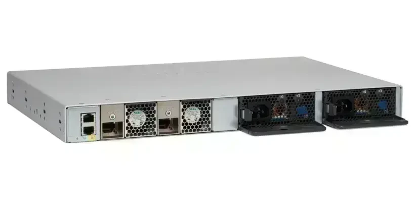 Cisco rack switch with dual power supplies